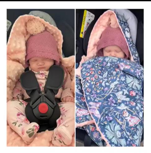 Car seat blankets for 5-point harnesses
