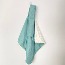 Load image into Gallery viewer, Teal Spot Snuggle blanket