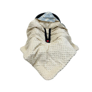 Blue Tractor travel blanket