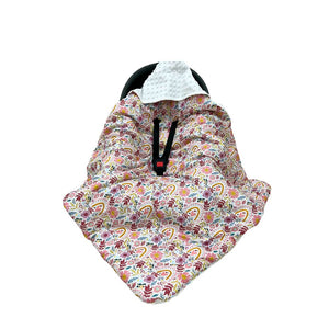 Rainbow travel blanket