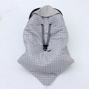 Little Love car seat blanket grey star