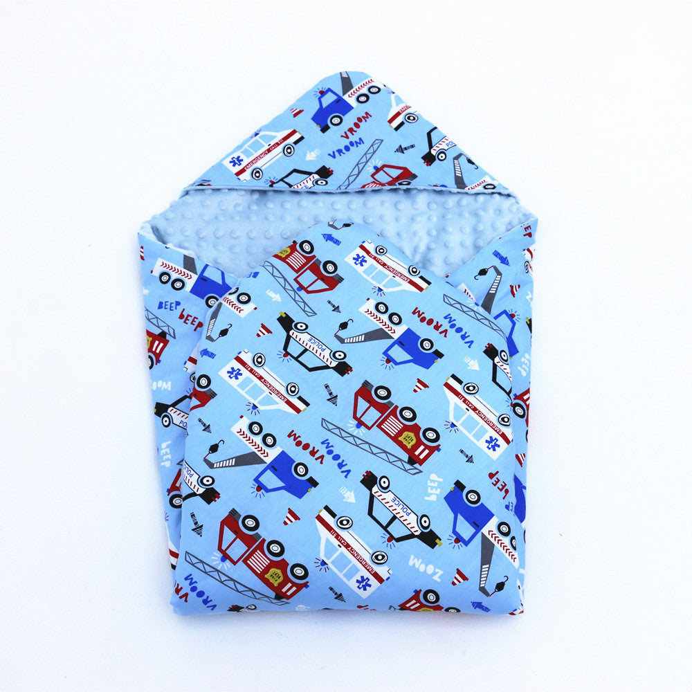 Little Love car seat blanket  emergency vehicles 