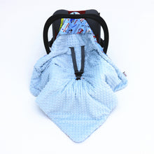 Load image into Gallery viewer, Little Love car seat blanket  emergency vehicles 