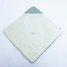 Load image into Gallery viewer, Little Love car seat blanket  green stripe