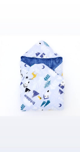 Winter Navy Toddler Blanket